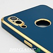 قاب گوشی Galaxy A10S سامسونگ طرح ژله ای مای کیس گلد لاین دور طلایی محافظ لنز شیشه ای در رنگ بندی متنوع کد 10