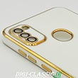 قاب گوشی Galaxy A11 - Galaxy M11 سامسونگ طرح ژله ای مای کیس گلد لاین دور طلایی محافظ لنز شیشه ای در رنگ بندی متنوع کد 3