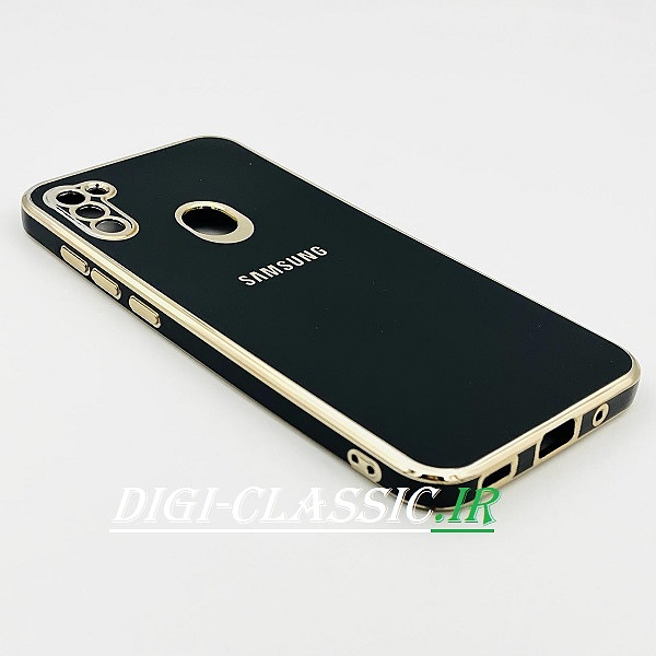 قاب گوشی Galaxy A11 - Galaxy M11 سامسونگ طرح ژله ای مای کیس گلد لاین دور طلایی محافظ لنز دار در رنگ بندی متنوع کد 4