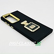 قاب گوشی S22 Ultra سامسونگ اورجینال لاکچری PRO CAMERA طرح سیلیکونی محافظ متال پاپ سوکت آینه ای نگین دار داخل مخمل محافظ لنز دار رنگ مشکی کد 4