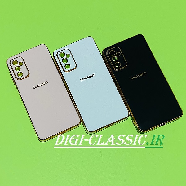 مشخصات و خرید قاب گوشی Galaxy M52 5G سامسونگ اورجینال طرح ژله ای مای کیس گلد لاین دور طلایی محافظ لنز دار در رنگ بندی متنوع از فروشگاه دیجی کلاسیک