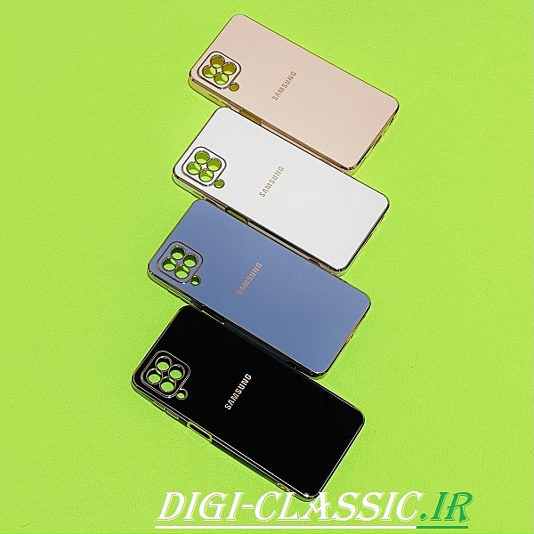 مشخصات و خرید قاب گوشی Galaxy A22 4G - Galaxy M32 4G سامسونگ اورجینال طرح ژله ای مای کیس گلد لاین دور طلایی محافظ لنز دار در رنگ بندی متنوع از فروشگاه دیجی کلاسیک