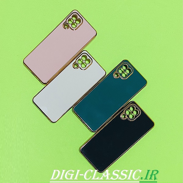 مشخصات و خرید قاب گوشی Galaxy A22 4G - Galaxy M32 4G سامسونگ اورجینال طرح ژله ای مای کیس گلد لاین دور طلایی محافظ لنز دار در رنگ بندی متنوع از فروشگاه دیجی کلاسیک