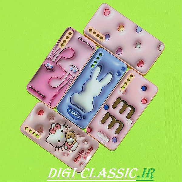 مشخصات و خرید قاب گوشی Galaxy A30S - Galaxy A50 - Galaxy A50S سامسونگ اورجینال طرح چاپ سه بعدی 3D پافر پشت گلس محافظ لنز دار در طرح های متفاوت از فروشگاه دیجی کلاسیک