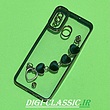 مشخصات و خرید قاب گوشی Galaxy A20 - Galaxy A30 سامسونگ طرح الکتروپلیتینگ شفاف اورجینال مای کیس My Case Anyland دستبندی زنجیری قلبی مخمل آویزدار محافظ لنز دار در رنگ بندی متنوع از فروشگاه دیجی کلاسیک