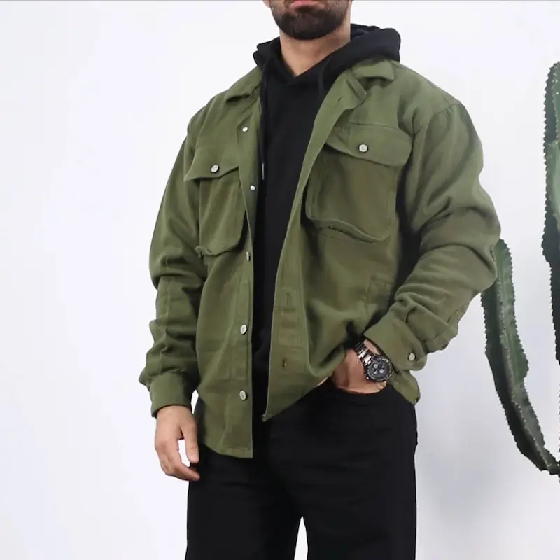 کت کتان یشمی EB110