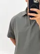 تیشرت یقه شکاری V5128