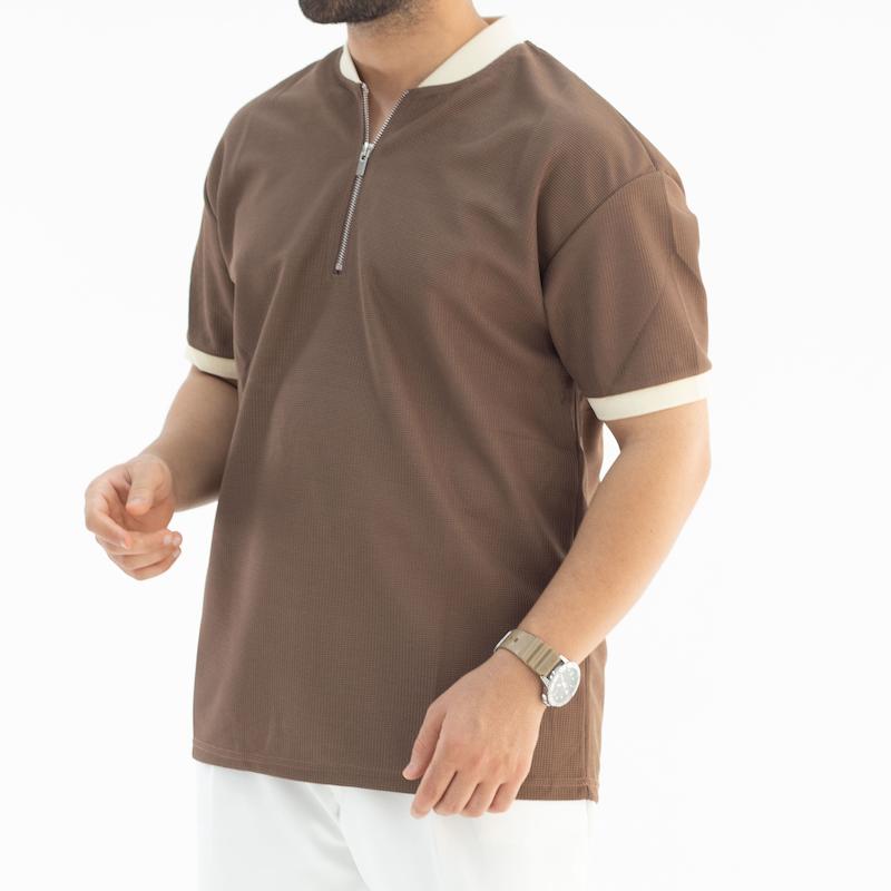 تیشرت نیم زیپ 8130