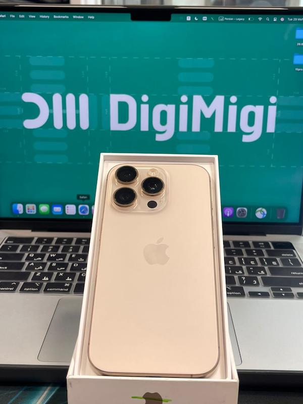 تلفن همراه کارکرده ایفون مدل Iphone 16Pro 256GB ZAA Desert Battery92%