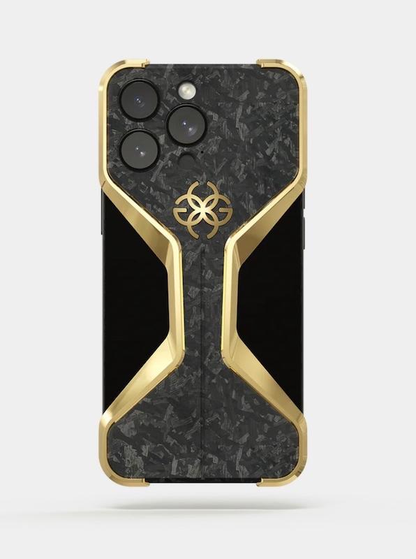 قاب گلدن کانسپت ایفون 16 پرومکس مدل Golden Concept Capsule iphone 16 ProMax