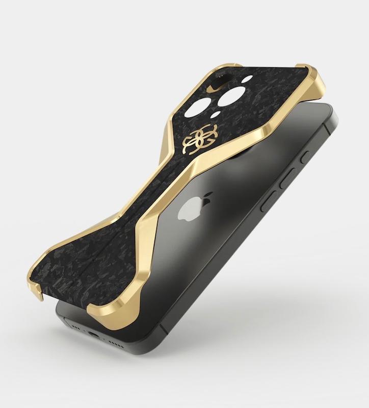 قاب گلدن کانسپت ایفون 16 پرومکس مدل Golden Concept Capsule iphone 16 ProMax