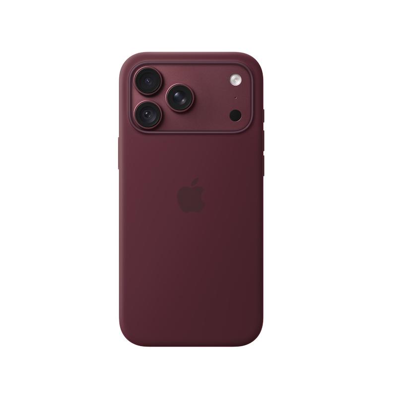 قاب سیلیکونی ایفون 18 پرومکس رنگ Burgundy