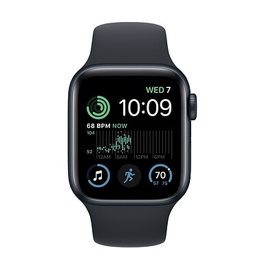 ساعت اپل مدل Apple Watch series SE 40MM Midnight دارای گارانتی شرکتی