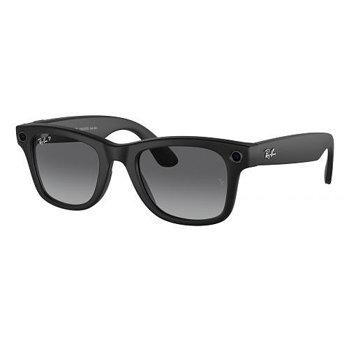 عینک هوشمند ری بن متا مدل RayBan Meta WayFarer Matt Black Polar Gradient Graphite