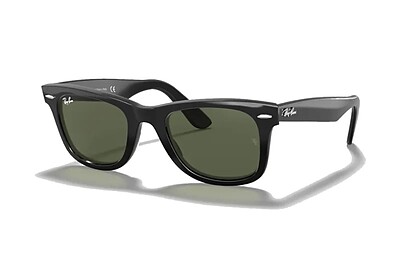 عینک هوشمند ری بن متا مدل RayBan Meta wayfarer matte black transitions g15 green