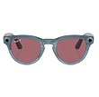 عینک هوشمند ری بن متا مدل RayBan Meta headliner shiny jeans polar dusty red