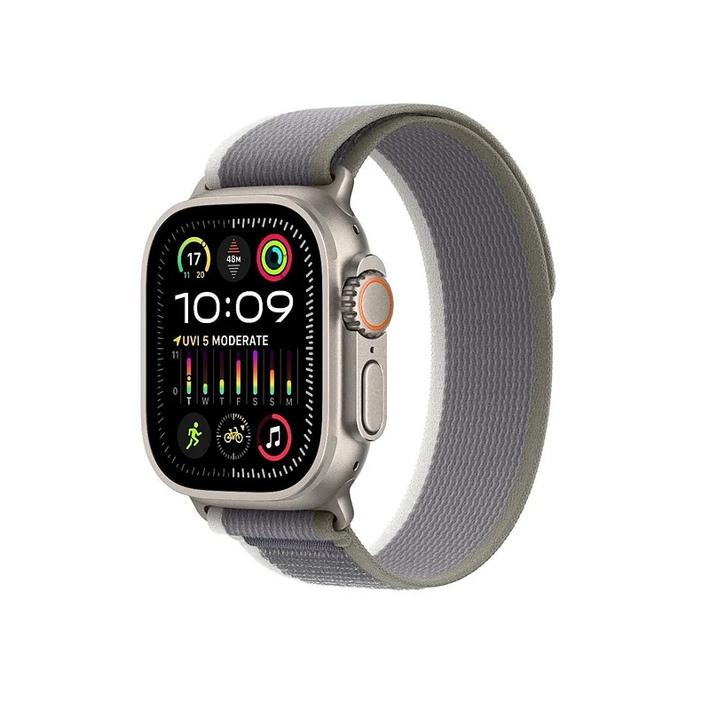 ساعت اپل مدل Apple Watch series Ultra 2 49MM Natural Titanium Green Gray 