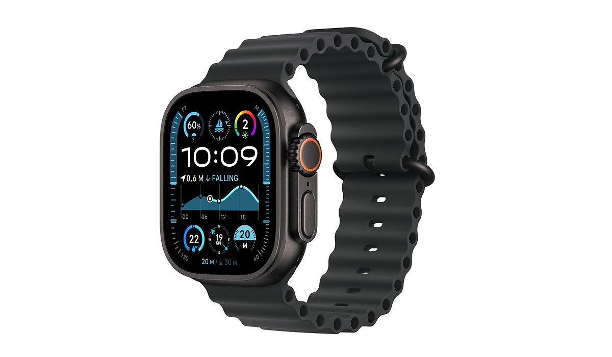 ساعت اپل مدل Apple Watch series Ultra 2 49MM Black Titanium Black Ocean Band