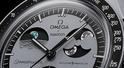 ساعت امگا مدل  Omega Swatch Earth Phase