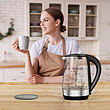 کتری برقی LEPRESSO مدل  360 Transparent Quick-Boil Glass Kettle LPRGKTBK