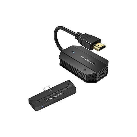 دانگل انتقال تصویر بی سیم POWEROLOGY مدل WIRELESS HDMI TYPE-C