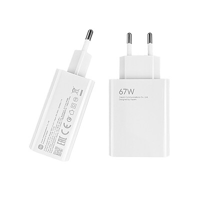 شارژر 67W شیائومی مدلXIAOMI 67W FAST CHARGER