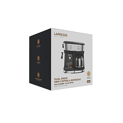 قهوه ساز و اسپرسوساز لپرسو مدل LEPRESSO DUAL BREW LPCFFM0002 LP002