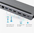 هاب 11 پورت و استند لپ تاپ POWEROLOGY مدل USB-C HUB P11CHBMCGY