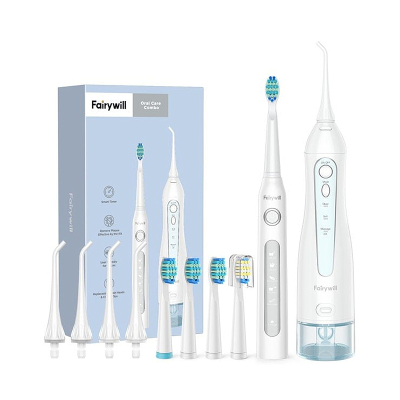 مسواک و واترجت Fairywill مدل oral care combo