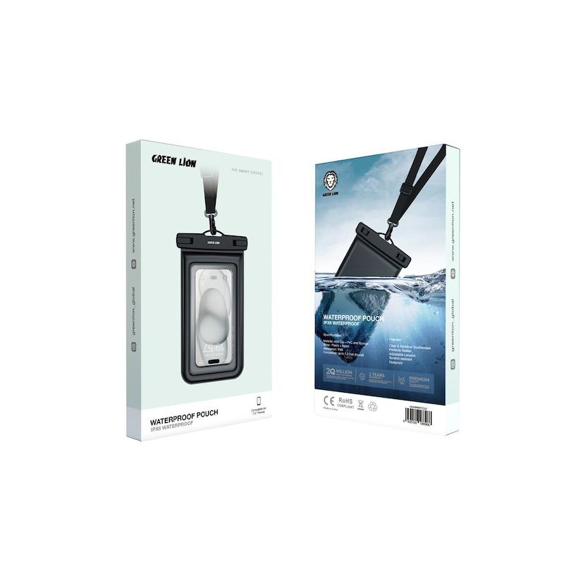 کاور ضد آب موبایل 7.2 اینچی گرین Green Waterproof Pouch 7.2inch Phones