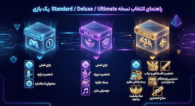 راهنمای انتخاب نسخه Standard ،Deluxe و Ultimate بازی‌ها