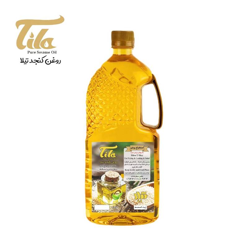 روغن کنجد(1عددبطری یک لیتری)پرس سرد 