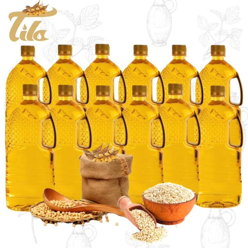 روغن کنجدسویا(12عددبطری یک لیتری)