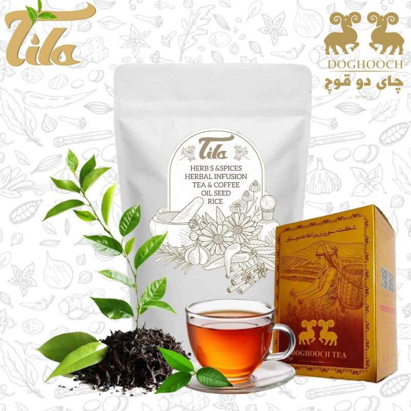 چای سیاه شکسته دو قوچ سوپر زرين اعلا هندوستان - 100گرم