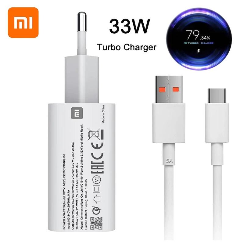 شارژر سریع شیائومی Mi 33W – همراه کابل رایگان