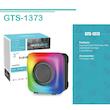 اسپیکر بلوتوثی GTS مدل 1373 | مینی اسپیکر قابل حمل با نور LED RGB، USB، کارت حافظه و رادیو FM