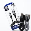 کابل شارژ کنفی ضخیم TMC فست شارژ Type-C / Lightning / Micro USB
