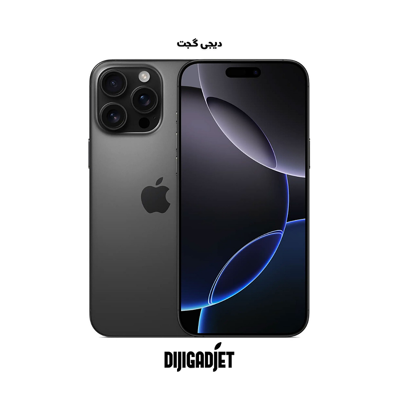 گوشی موبایل اپل مدل آیفون ۱۶ پرو مکس | iPhone 16 Pro Max - ظرفیت 256 گیگابایت رنگ تیتانیوم مشکی