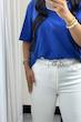 شلوار فلر سفید zara