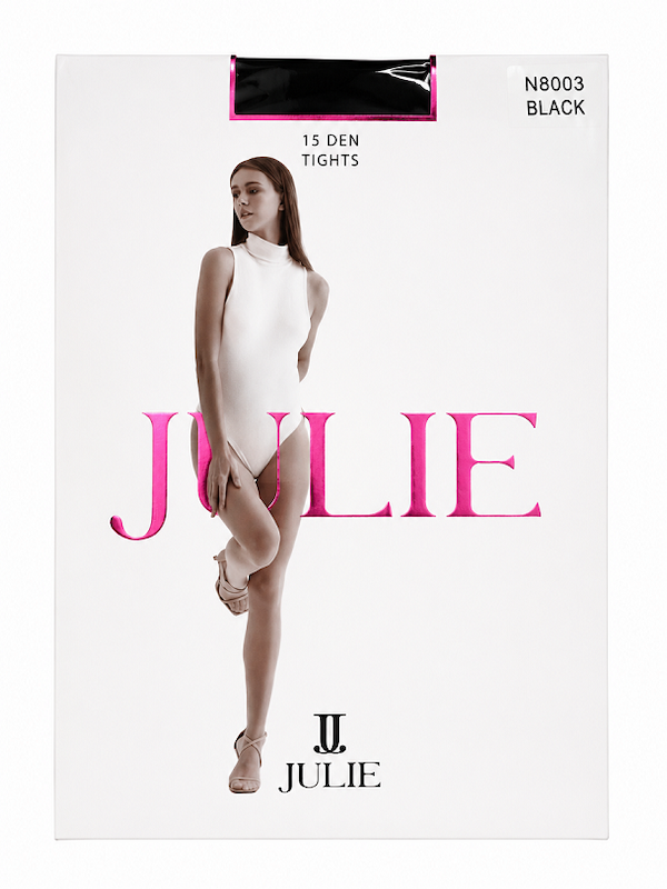 جوراب شلواری شیشه ای نخ 15 برند julie  سایز L