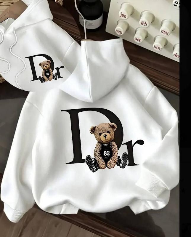 هودی سفید تدی 😻 کد 344