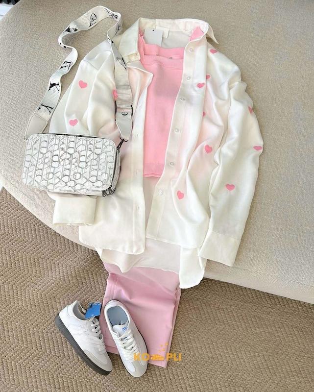 شومیز چاپ قلب 🩷 کد 85