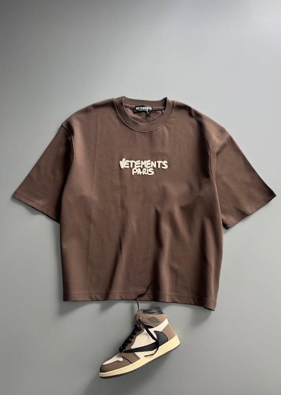 تیشرت باکسی پنبه ای vetements 😻 کد 178
