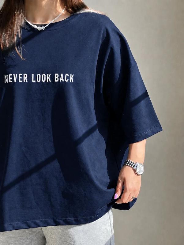 تیشرت مینیمال never look back 👀 کد 661