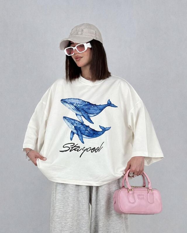 تیشرت خفن نهنگ آبی 🐋🌀 کد 432