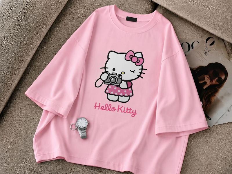 تیشرت باکسی و ترند هلو کیتی hello kitty 😻 کد 567