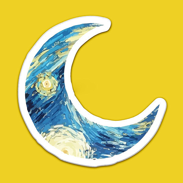 استیکر کد 298 starry night