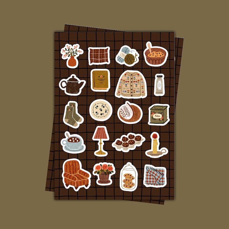 استیکر پک Cozy