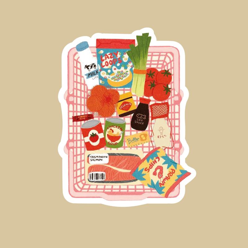 استیکر کد 402 groceries