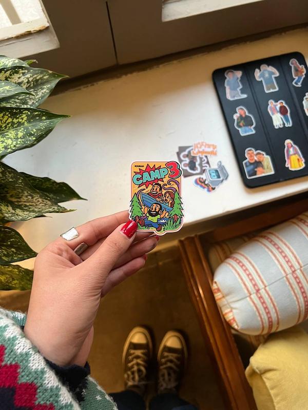 استیکر طرح دلخواه کومان